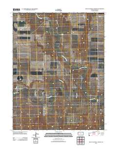 West of Russell Springs 2012 topographic map thumbnail