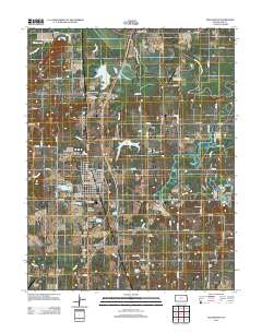Pleasanton 2012 topographic map thumbnail