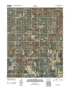 Porterville 2012 topographic map thumbnail