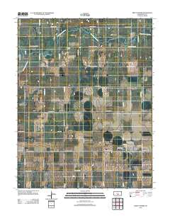 Pretty Prairie 2012 topographic map thumbnail