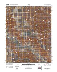 Proffitt Lake SW 2012 topographic map thumbnail