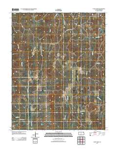 Pump Creek 2012 topographic map thumbnail