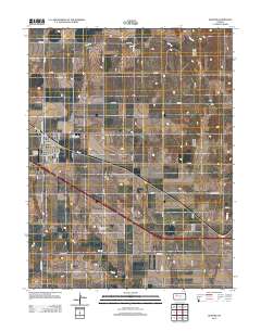 Quinter 2012 topographic map thumbnail
