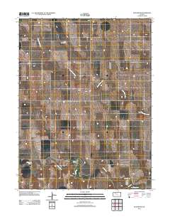Quinter NW 2012 topographic map thumbnail