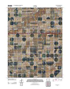 Ruleton 2012 topographic map thumbnail