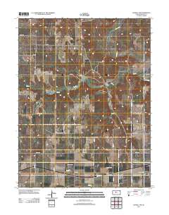 Russell NW 2012 topographic map thumbnail