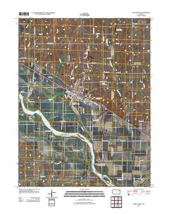Saint Marys 2012 topographic map thumbnail
