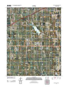 Santa Fe Lake 2012 topographic map thumbnail