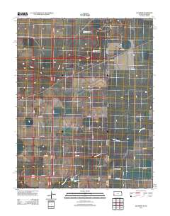 Saunders 2012 topographic map thumbnail