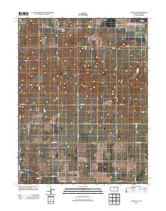Tescott SE 2012 topographic map thumbnail