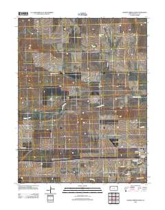 Sharon Springs West 2012 topographic map thumbnail