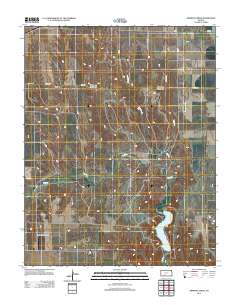 Simmons Creek 2012 topographic map thumbnail
