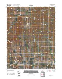 Tescott 2012 topographic map thumbnail