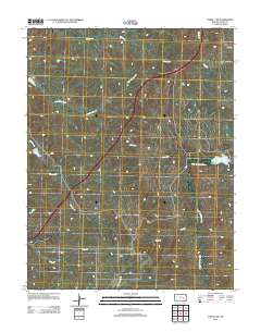 Thrall NW 2012 topographic map thumbnail
