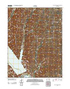 Tuttle Creek Dam 2012 topographic map thumbnail