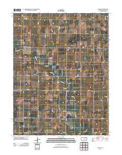 Upland 2012 topographic map thumbnail