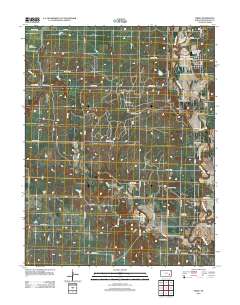 Virgil 2012 topographic map thumbnail