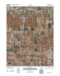 WaKeeney West 2012 topographic map thumbnail