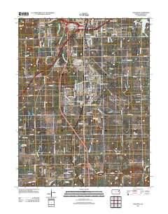 Wakarusa 2012 topographic map thumbnail