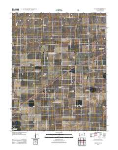 Wilburton 2012 topographic map thumbnail