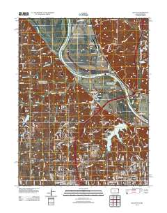 Wolcott 2012 topographic map thumbnail