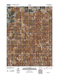 Woodruff 2012 topographic map thumbnail