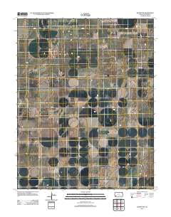 Woods NW 2012 topographic map thumbnail