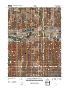 Woodston 2012 topographic map thumbnail
