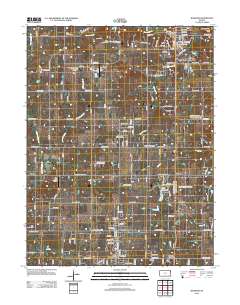 Basehor 2012 topographic map thumbnail