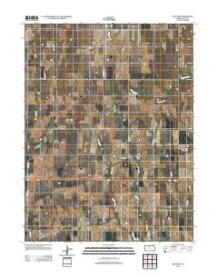 Bellaire 2012 topographic map thumbnail