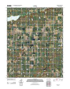 Burden 2012 topographic map thumbnail