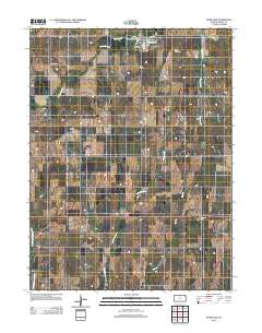 Burr Oak 2012 topographic map thumbnail