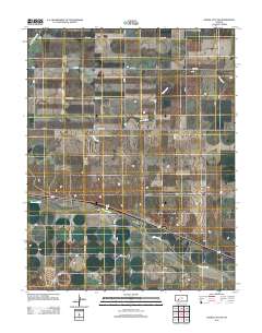 Dodge City SW 2012 topographic map thumbnail