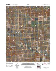 Harris Draw East 2012 topographic map thumbnail