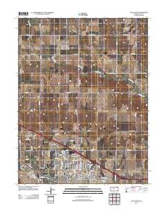 Hays North 2012 topographic map thumbnail