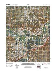 Junction City 2012 topographic map thumbnail
