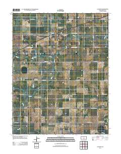 Langdon 2012 topographic map thumbnail