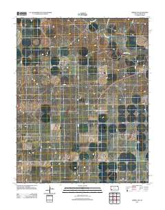 Liberal NW 2012 topographic map thumbnail