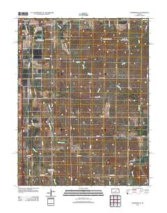 Lindsborg SE 2012 topographic map thumbnail