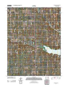 Lyndon NW 2012 topographic map thumbnail