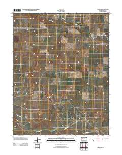 Orion SW 2012 topographic map thumbnail
