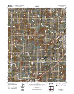 Paola West 2012 topographic map thumbnail