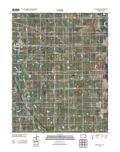 Parsons East 2012 topographic map thumbnail