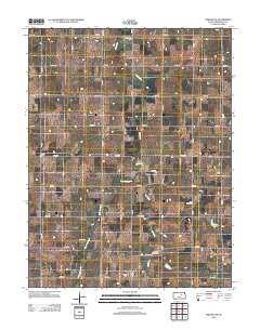Abilene SW 2012 topographic map thumbnail