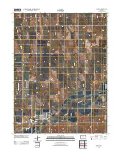 Almena 2012 topographic map thumbnail