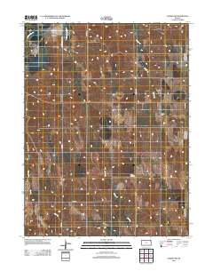 Almena SW 2012 topographic map thumbnail