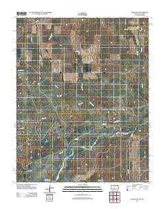 Ashland SE 2012 topographic map thumbnail