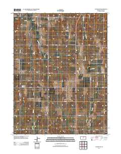 Aurora NW 2012 topographic map thumbnail