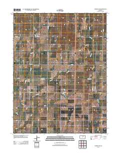 Aurora SW 2012 topographic map thumbnail
