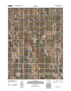 Bachelors Run 2012 topographic map thumbnail
